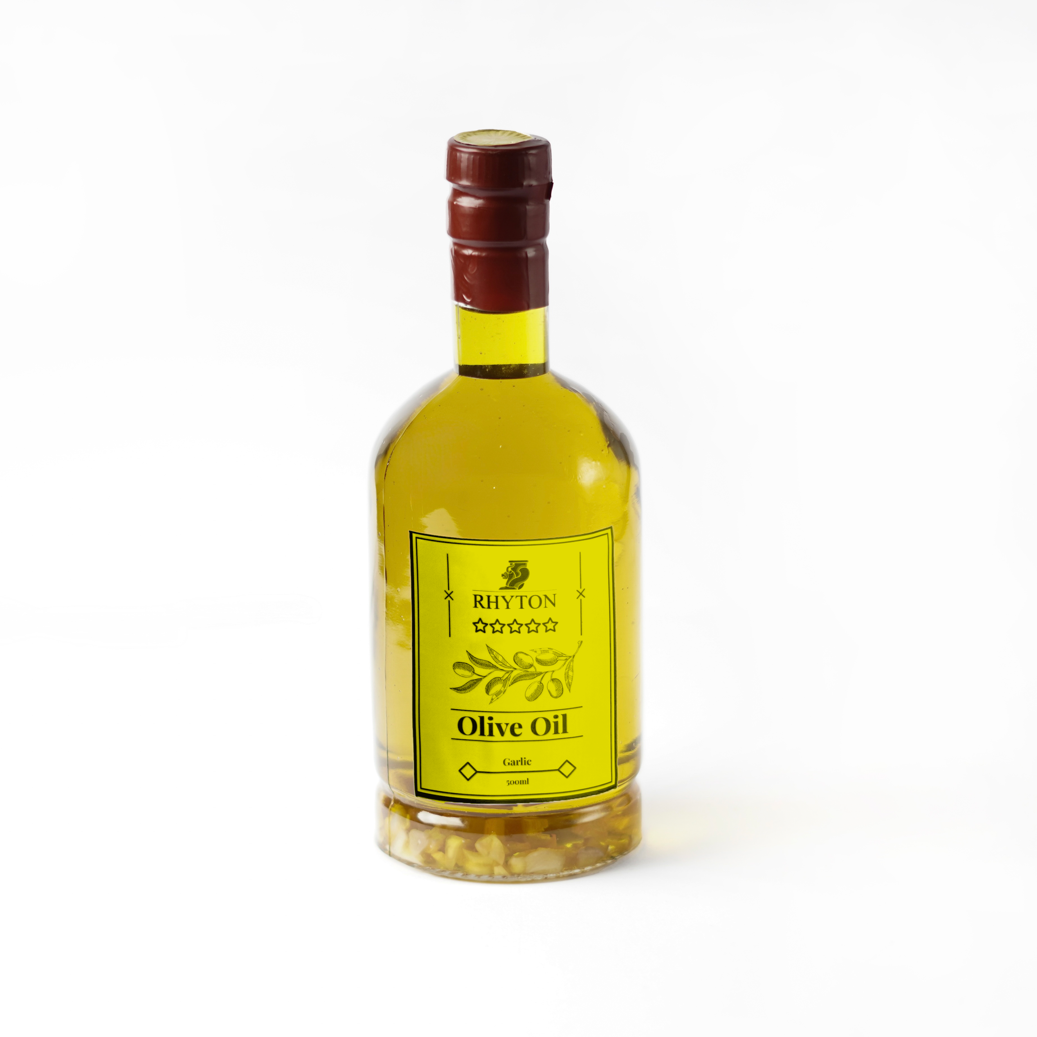 روغن زیتون با طعم سیر نیم لیتری (صادراتی )